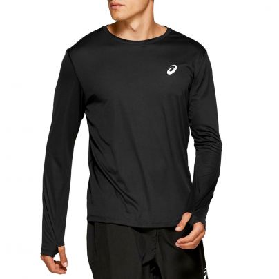 Asics shirt lange mouw  Silver Heren