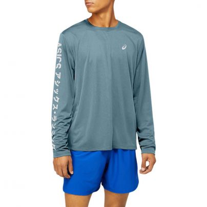 Asics shirt lange mouw Katakana Heren