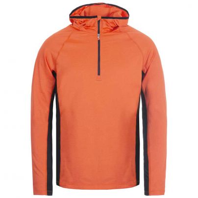 Rukka shirt lange mouw hoodie 1/2 zip Myllyaho Heren