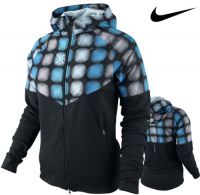 Nike vest lange mouw full zip Fanatic Hoody zwart dames