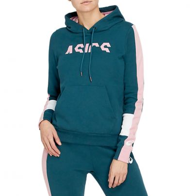 Asics shirt lange mouw Colorblock hoody Dames