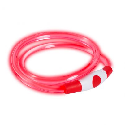 Bee-Safe Dog Led Band oplaadbaar USB red