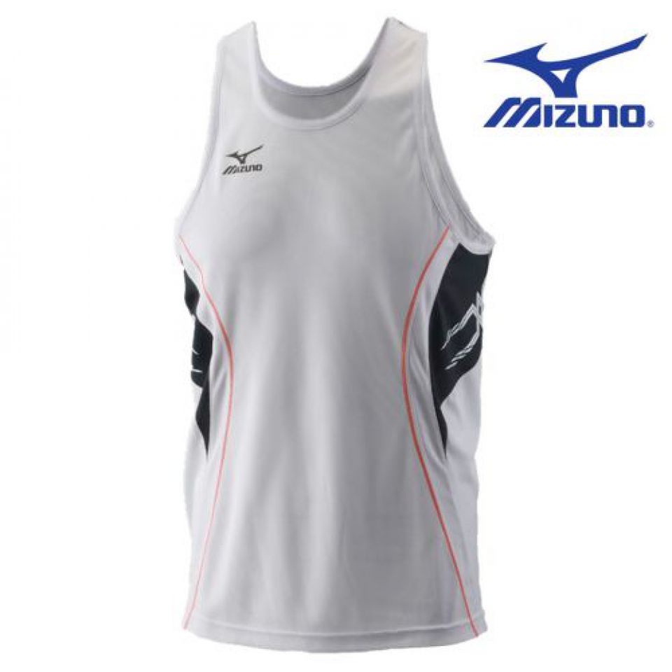 Mizuno singlet Team Running wit/zw/or heren (foto 1)