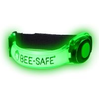 Bee-Safe armband LED reflectie groen (foto 1)