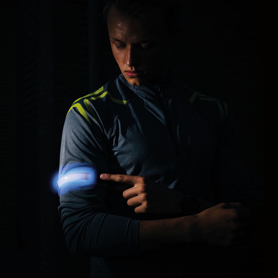 Bee-Safe armband LED reflectie blauw (foto 4)