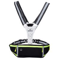 Bee-Safe reflectievest LED USB oplaadbaar waistbag (foto 1)