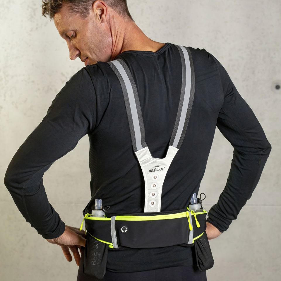 Bee-Safe reflectievest LED USB oplaadbaar waistbag (foto 4)