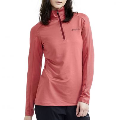 Craft shirt lange mouw 1/2 zip Core Dames