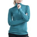 Craft shirt lange mouw 1/2 zip Core