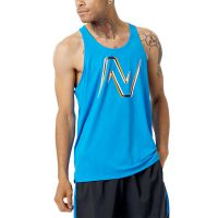 New Balance singlet Graphic Impact Run Heren (foto 1)