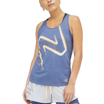 New Balance singlet Printed Impact Run Dames