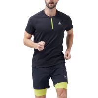 Odlo shirt korte mouw 1/2 zip Axalp Heren (foto 1)