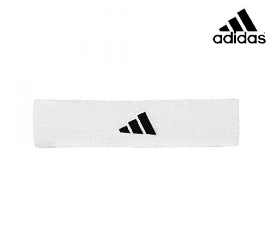 Adidas sweatband wit/zwart (foto 1)
