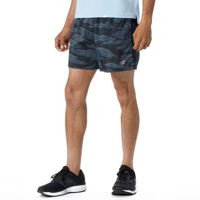 New Balance short Printed Accelerate 5-inch Heren