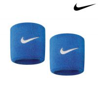 Nike wristbands swoosh lichtblauw/wit