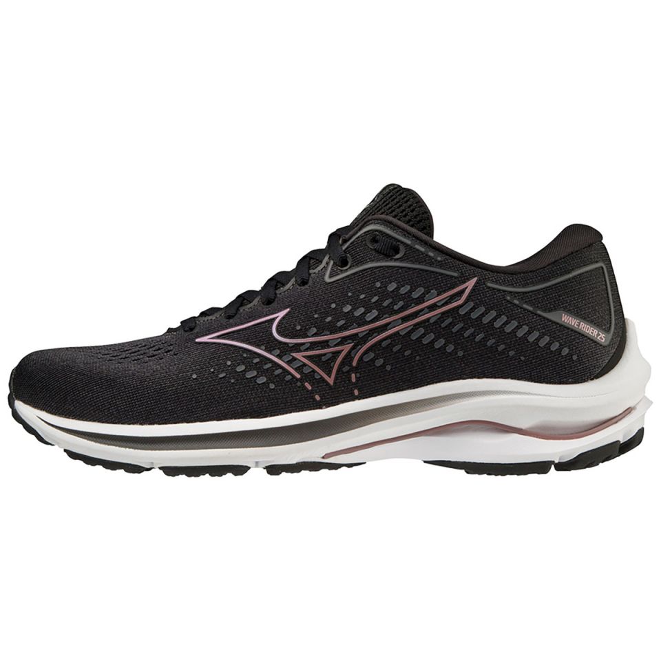 boom voetstappen abstract Mizuno Wave Rider 25 kopen – Dames Zwart