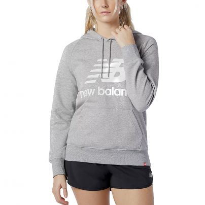 New Balance shirt lange mouw hoodie Essentials Dames