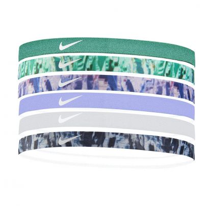 Nike haarband Printed 6-pack Dames
