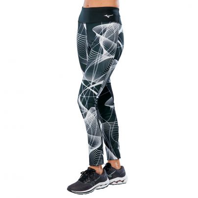 Mizuno lange tight printed tights Dames