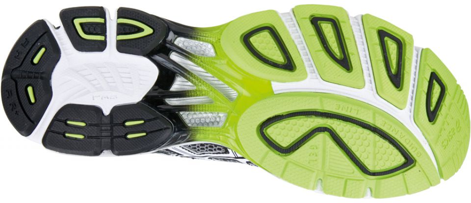 Asics Gel 3030 titanium/wit/neon geel Heren (foto 2)