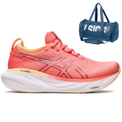 Asics Gel Nimbus 25 + GRATIS sporttas Dames