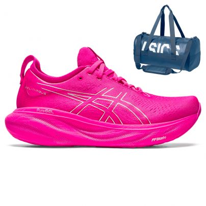 Asics Gel Nimbus 25 + GRATIS sporttas Dames