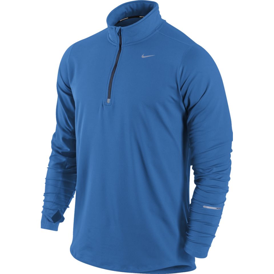 Nike shirt lange mouw Element zip heren (foto 1)