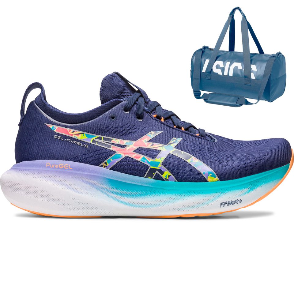 Asics Gel Nimbus 25 Lite-show + GRATIS sporttas Heren (foto 1)