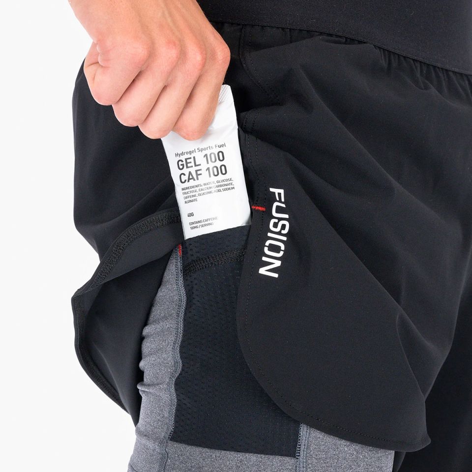 Fusion 2-in 1 short Run Heren (foto 4)