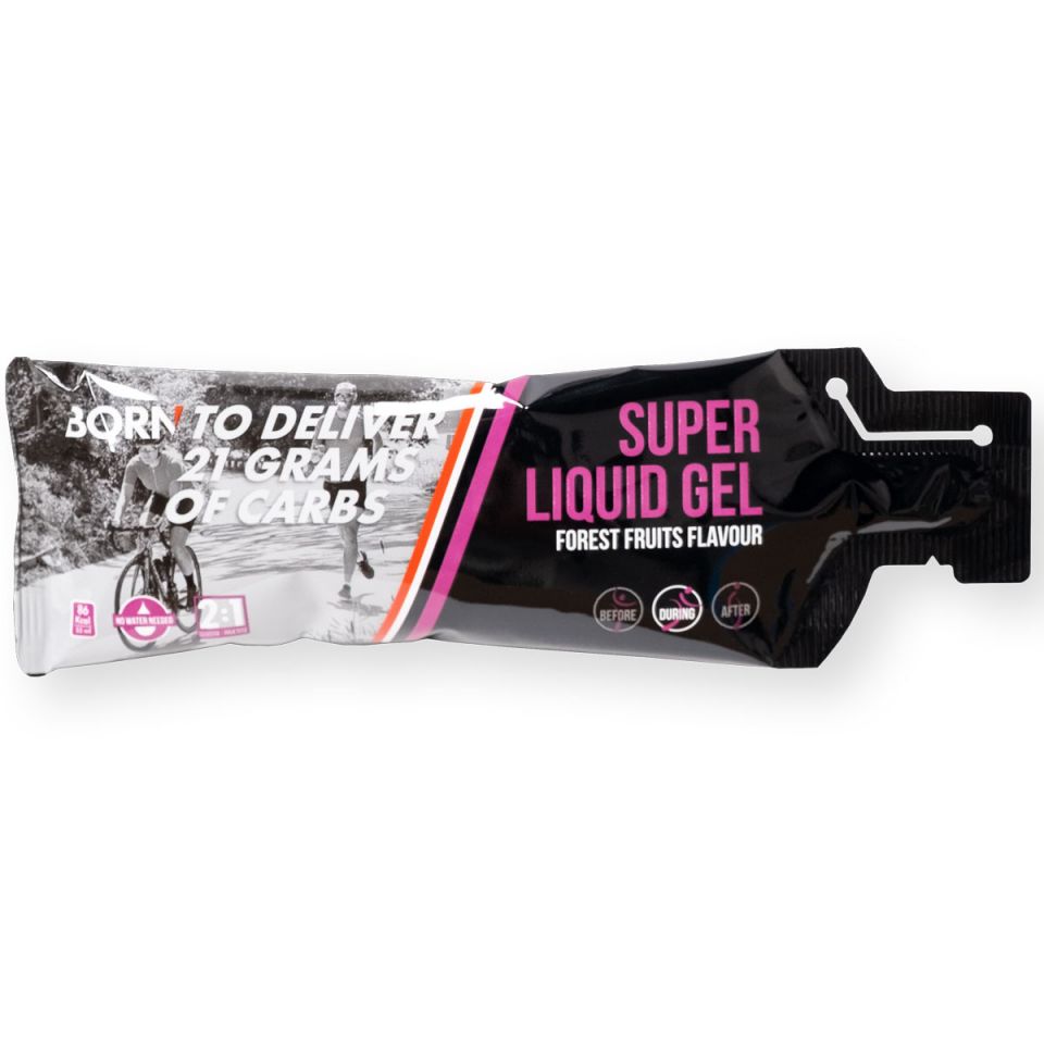 Born Nutrition Super Liquid Gel forest fruits box (foto 1)