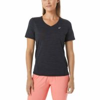 Asics shirt korte mouw Race V-neck Dames (foto 1)