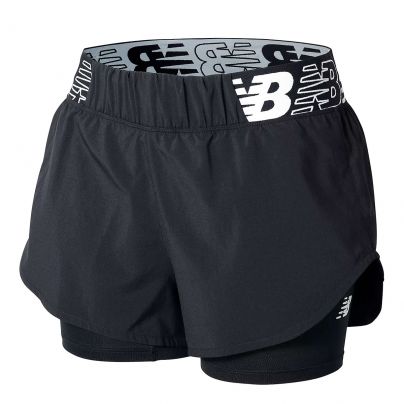 New Balance 2-in 1 short Relentless Dames