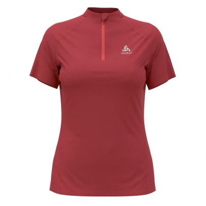 Odlo shirt korte mouw 1/2 zip Essential Trail Dames