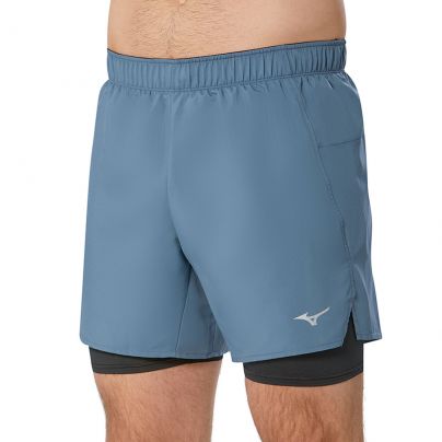 Mizuno short 2-in 1 Core 5.5-inch Heren