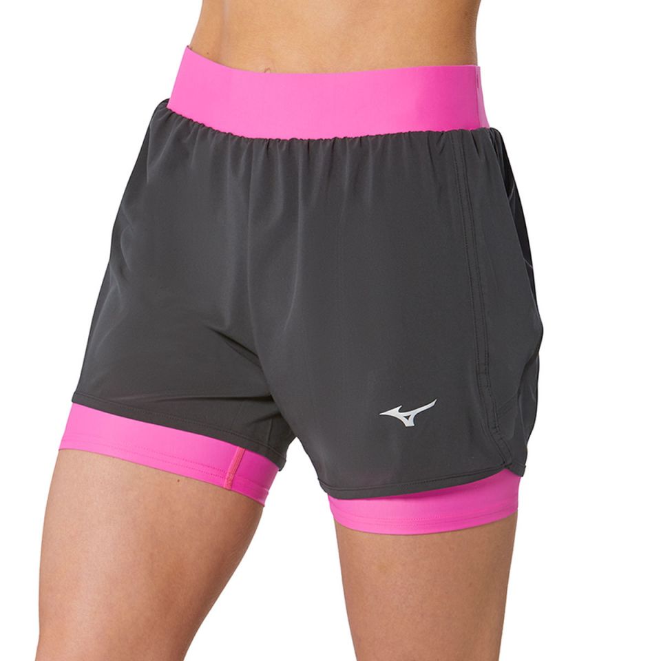 Mizuno short 2-in 1 ER 4.5-inch Dames (foto 1)