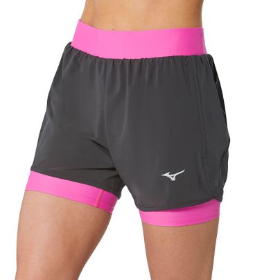 Mizuno short 2-in 1 ER 4.5-inch Dames