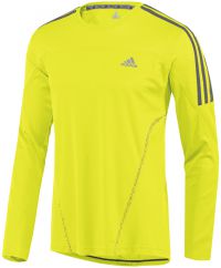 Adidas shirt lange mouw RSP DS geel/zwart heren (foto 1)