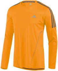 Adidas shirt lange mouw RSP DS oranje/zwart heren (foto 1)
