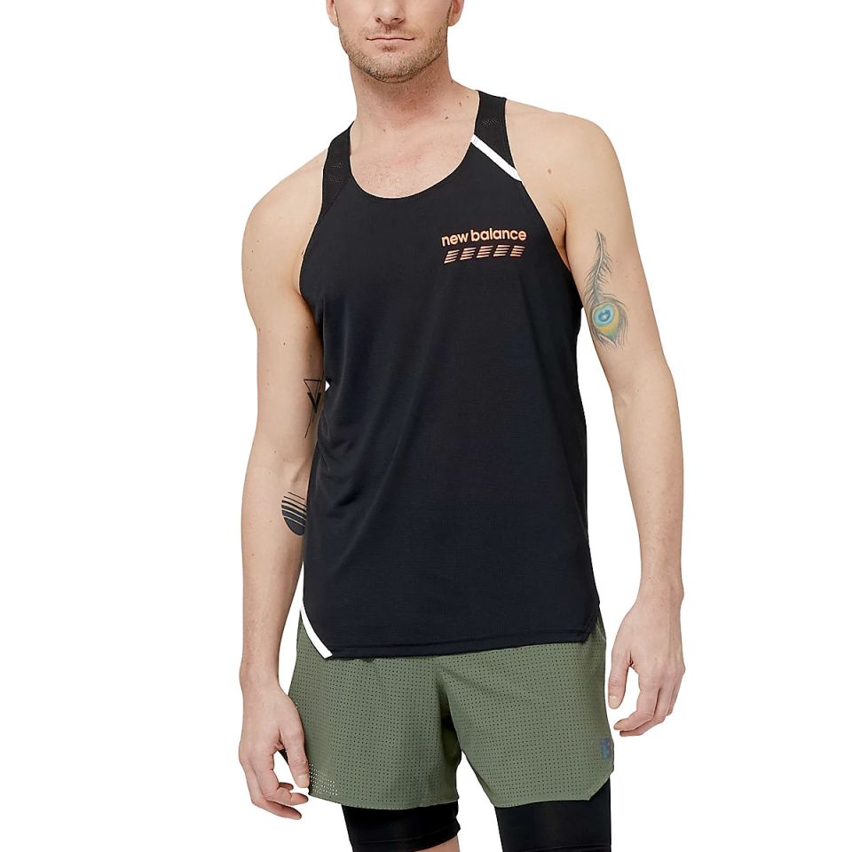 New Balance singlet Accelerate Pacer Heren (foto 1)
