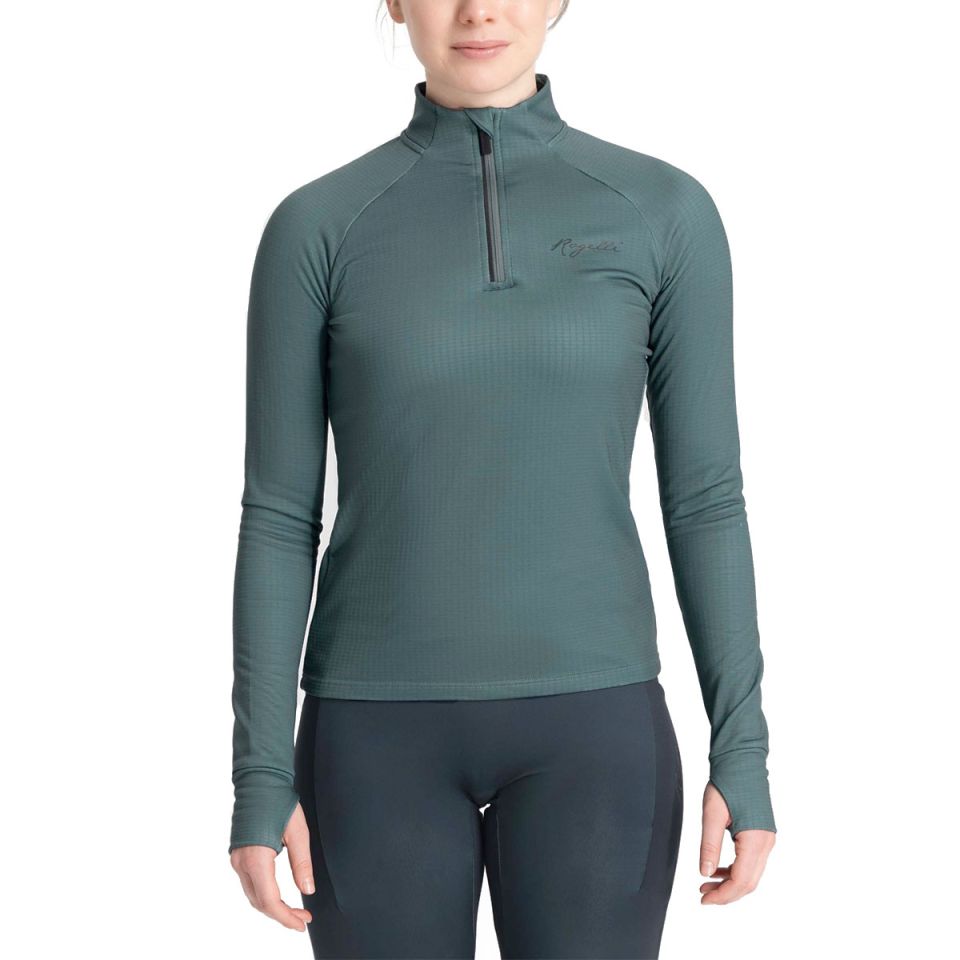 Rogelli shirt lange mouw Winter 1/2 zip Eclipse Dames (foto 1)