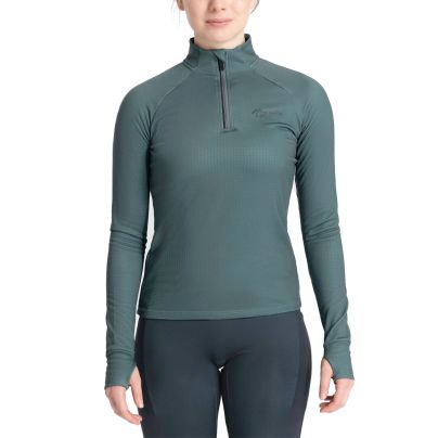 Rogelli shirt lange mouw Winter 1/2 zip Eclipse Dames