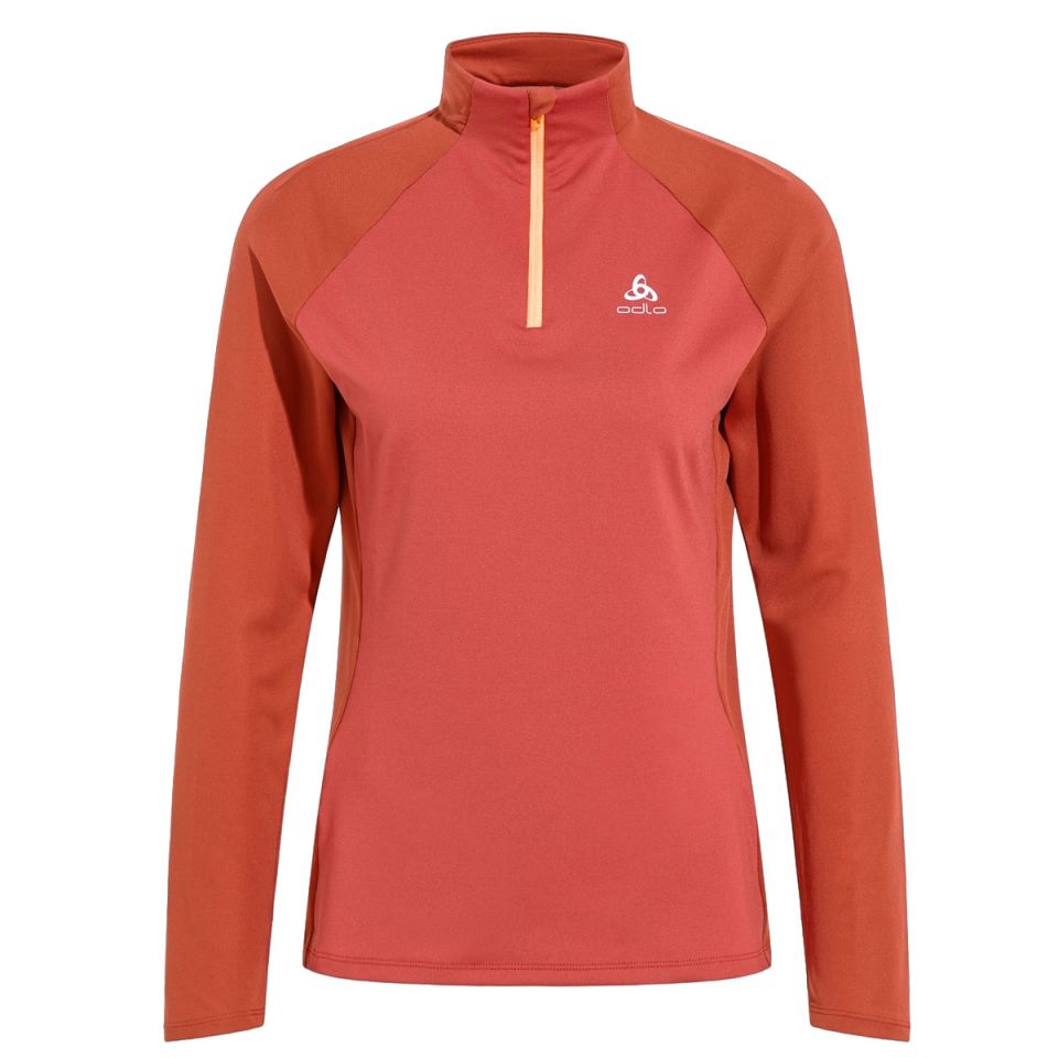 Odlo shirt lange mouw 1/2 zip Ceramiwarm Dames (foto 1)