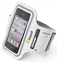 Muvit smartphone sportarmband L wit