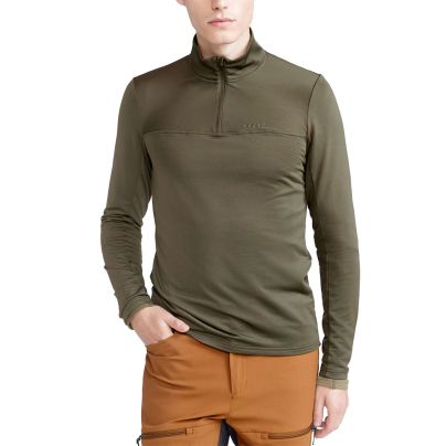 Craft shirt lange mouw 1/2 zip Winter Core Heren