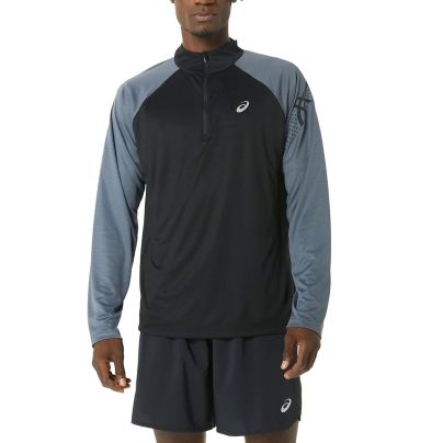 Asics shirt lange mouw 1/2 zip Icon Heren