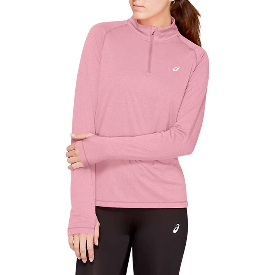 Asics shirt lange mouw 1/2 zip Dames (foto 1)