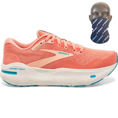 Brooks Ghost Max + Gratis Brooks Scarf Dames