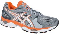 Asics Gel Nimbus 14 grijs/oranje heren (foto 1)