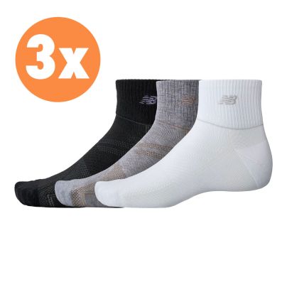 New Balance sokken Repreve Ankle 3 paar