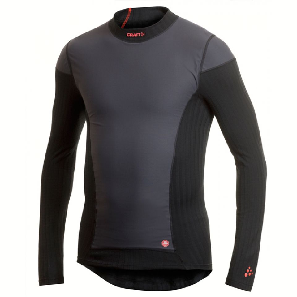 Craft shirt lange mouw be active Extreme windstopper zwart heren (foto 1)